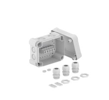 Распределительная коробка X06, IP 67, 151х167х87 мм, с клеммой и 3-я кабельными вводами V-TEC  2005226  OBO Bettermann