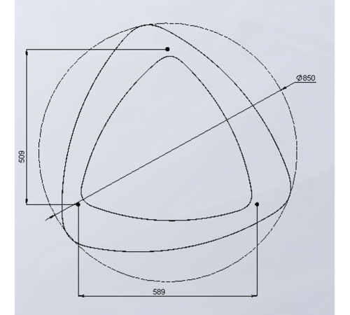 Светильник светодиодный ДСО TRIO.AS/P FLD (850х60) 840 WH 30Вт 4000К IP40БЕЛЫЙ  1829000020  Световые Технологии