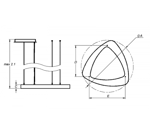 Светильник светодиодный ДСО TRIO.AS/P FLD (850х60) 840 WH 30Вт 4000К IP40БЕЛЫЙ  1829000020  Световые Технологии