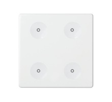 Сенсорный 4-кл выключатель без маркировки, белый  8000641-030  Simon