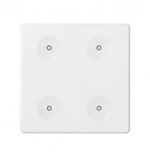 Сенсорный 4-кл выключатель без маркировки, белый  8000641-030  Simon