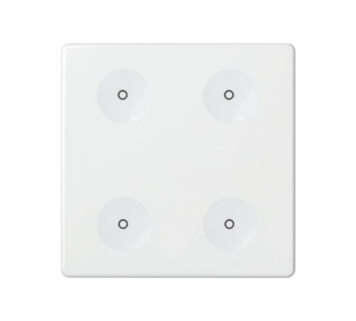 Сенсорный 4-кл выключатель без маркировки, белый  8000641-030  Simon