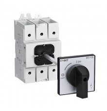 Выключатель-разъединитель NF2-100/3DOB выносная черная прямая рукоятка упр. для установ. на дверь (R)  324144  CHINT