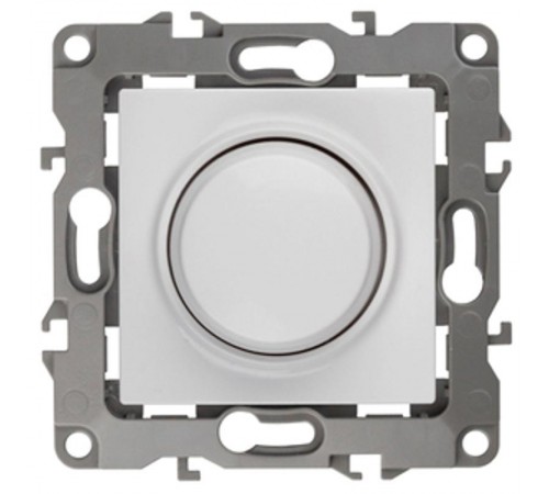 Светорегулятор поворотно-нажимной 12-4101-01  , 400ВА 230В,  белый (6/601680) Б0014735  ЭРА