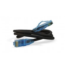 Патч-корд PC-LPM-UTP-RJ45-RJ45-C6-5M-LSZH-BK U/UTP, Cat.6, LSZH, 5 м, черный  30851  Hyperline