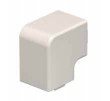 Крышка плоского угла кабельного канала WDK 40x40 мм (ПВХ,кремовый) (WDK HF40040CW)  6161294  OBO Bettermann