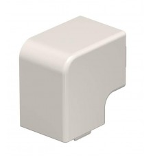 Крышка плоского угла кабельного канала WDK 40x40 мм (ПВХ,кремовый) (WDK HF40040CW)  6161294  OBO Bettermann