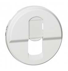 Celiane Белый Накладка компьютерной 1-ой розетки  068251  Legrand