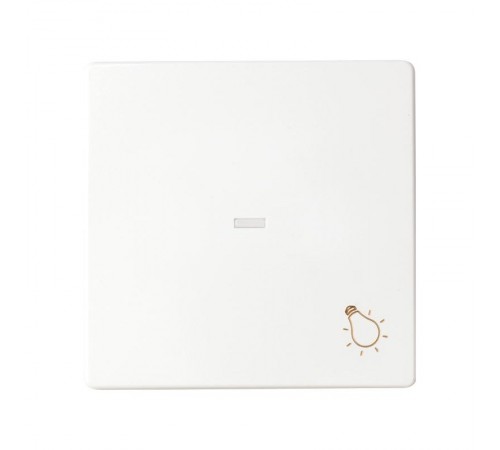 Simon 82 Клавиша с пиктограммой "лампа" для выключателя одноклавишного с подсветкой, S82, S82N, S82 Detail, б  8200016-030  Simon