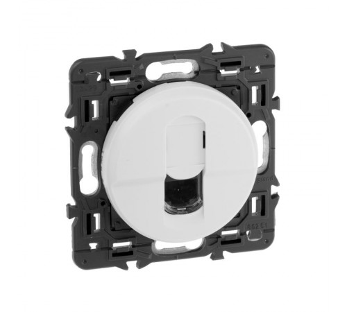 Celiane Белый Накладка компьютерной 1-ой розетки  068251  Legrand