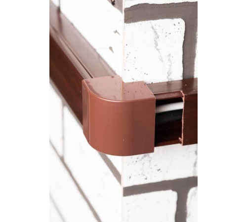 Угол внешний (40х25) (4 шт) Plast EKF PROxima  под темное деревоobd-40-25x4EKF