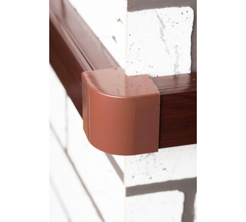 Угол внешний (40х25) (4 шт) Plast EKF PROxima  под темное деревоobd-40-25x4EKF