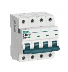 Выключатель автоматический четырехполюсный ВА-105 40А C 10кА  13193DEK  DEKraft