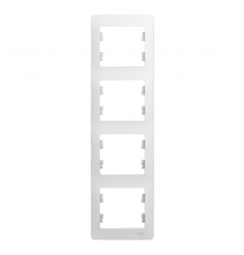 Glossa Белый Рамка 4-ая, вертикальная  GSL000108  SE