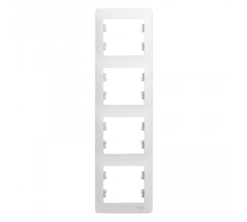 Glossa Белый Рамка 4-ая, вертикальная  GSL000108  SE