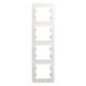 Glossa Белый Рамка 4-ая, вертикальная  GSL000108  SE