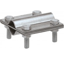 Зажим заземления стержень - полоса/пруток крестообразный, оцинк.90540Ezetek