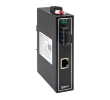 Медиаконвертер 10/100/1000Base-TX в 1000Base-X, разъем SC, двойное одномодовое оптоволокно, 1310нм TSX TSX-MC-1GX1GT-SCEKF