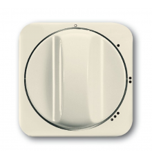 Плата центр. (накладка) с поворотной ручкой для перекл. на 3 положения серия Busch-Duro 2000 SI, цвет сл. кость  1710-0-3108   2CKA001710A3108  ABB