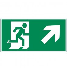 Пиктограмма (Наклейка) "ФИГУРА / СТРЕЛКА ВПРАВО ВВЕРХ" 300х150мм для  Vision/IP65 Basic  V5-EM03-60.003.023  VARTON