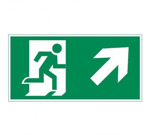 Пиктограмма (Наклейка) "ФИГУРА / СТРЕЛКА ВПРАВО ВВЕРХ" 300х150мм для  Vision/IP65 Basic  V5-EM03-60.003.023  VARTON