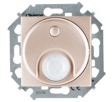 Simon 15 Шампань Выключатель с датчиком движения 500 Вт, 230 В, винт. зажим  1591721-034  Simon