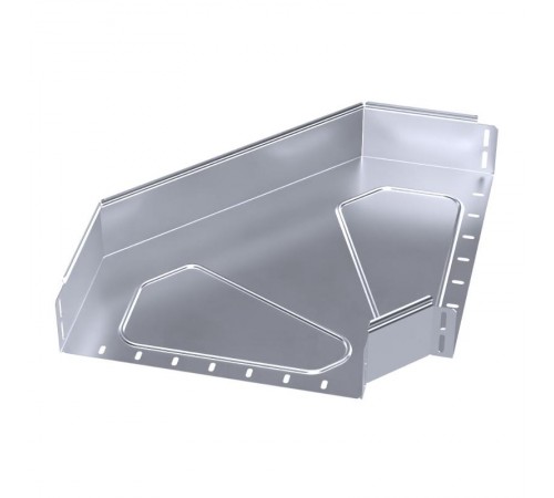 Угол горизонтальный 90 градусов Стандарт INOX (AISI 316) 400х100  PR16.3538  Промрукав