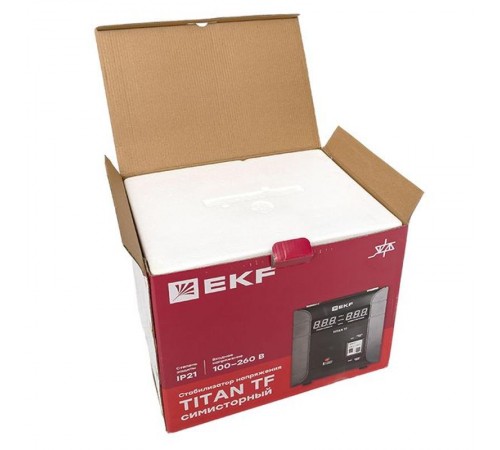 Стабилизатор напряжения электронный напольного исполнения TITAN -TF-5000  stab-TF-5000 EKF