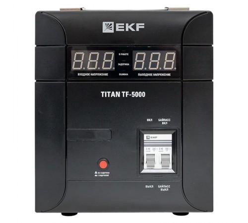 Стабилизатор напряжения электронный напольного исполнения TITAN -TF-5000  stab-TF-5000 EKF