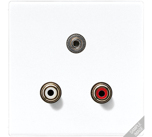 2x Cinch Audio (RCA) / Stereo разъем (TRS 3.5 mm) MALS1011 Jung