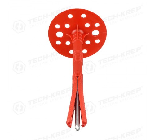 Дюбель для теплоизоляции с мет. гвоздём 10х160 (50 шт) - пакет ( 1,852 кг)  101934  Tech-KREP