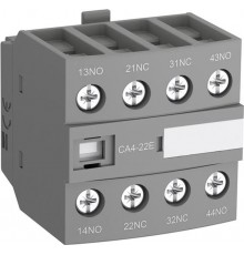 Блок контактный дополнительный CA4-04N (4НЗ) для контакторов AF09...AF38 и реле NF09...NF38  1SBN010140R1204  ABB
