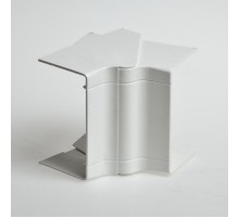 Угол внутренний для РКК-100х60 и 100х40 разводной (белый)  УВН-100х60  Рувинил