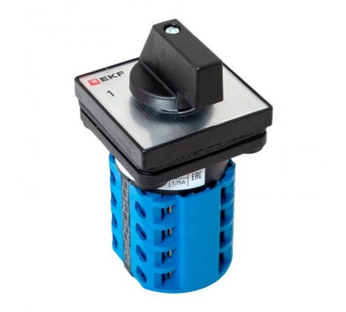Переключатель кулачковый ПК-1-24 10А 4P "1-0-2" IP65  pk-1-24-10-65  EKF