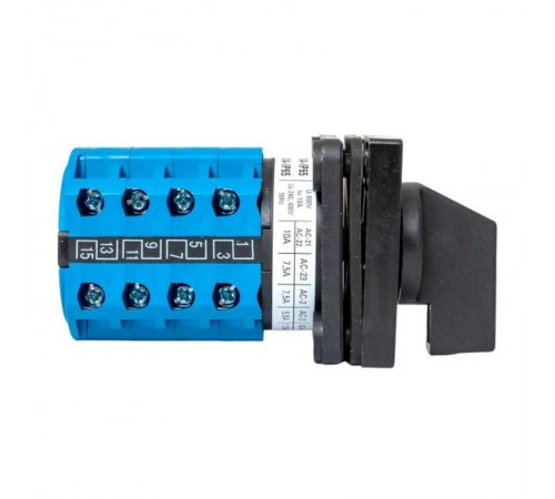 Переключатель кулачковый ПК-1-24 10А 4P "1-0-2" IP65  pk-1-24-10-65  EKF