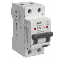 Выключатель автоматический дифференциального тока АВДТ B10N 2P C13 300мА тип AC ARMAT  AR-B10N-2-C013C300  IEK