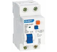 Выключатель автоматический дифференциального тока NXBLE-63Y 1P+N 40А 10mA электронный тип AС, х-ка С, 4,5kA (R)  105528  CHINT