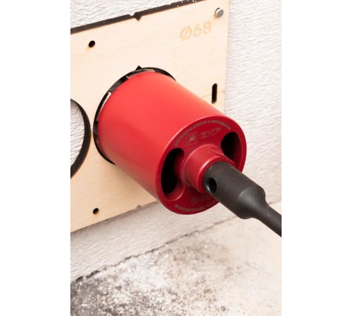 Коронка алмазная для дрелей с микроударом (верхнее пылеудаление) DCH-68MHS Micro Hit Laser M16 Professional  dch-68-mhs-m16  EKF