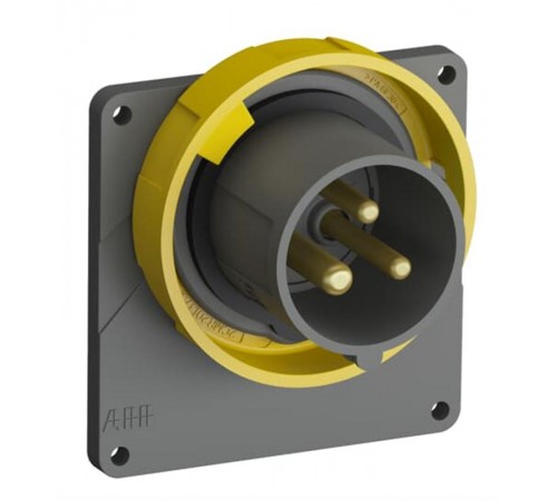 Вилка с прямым фланцем Easy&Safe 216EBU4W,16A,2P+E,IP67,4ч2CMA101258R1000 ABB