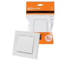 Выключатель 1 кл. 10А белый "Сенеж"   SQ1816-0010  TDM