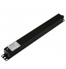 SHE19-9SH-CB Блок розеток для 19" шкафов, горизонтальный, 9 розеток Schuko, 482.6x44.4x44.4мм  481763  Hyperline