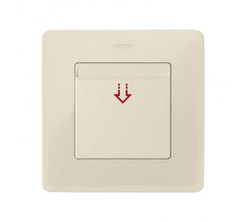 Simon 82 Накладка на выключатель под карточку, S82, S82N, 82 Detail, слоновая кость  82078-61  Simon