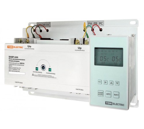 Блок автоматического ввода резерва БАВР 3П 630А  SQ0743-0007  TDM