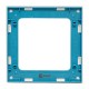Стокгольм Рамка 1-местная белая с линией цвета синий EKF PROxima  EXM-G-304-30  EKF