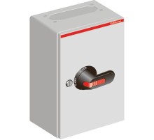 Рубильник в металическом боксе OTL36T3B до 38А 3х-полюсный, 1НО доп. контакт, резьба 2хМ32+М16  1SCA022571R9310  ABB