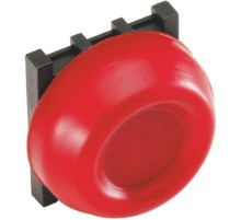 Кнопка KP6-40R красная с резиновым колпачком IP66 с монтажной ко лодкой  1SFA616105R4001  ABB