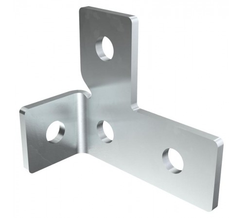 Пластина T-образная с лев. отгиб. под 90град. HDZ  CPL10-TLO-90-HDZ  IEK