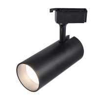 Светильник светодиодный трековый однофазный TR5-30 COB BK 30 ватт 4000К 2100Лм черный  Б0049055  ЭРА