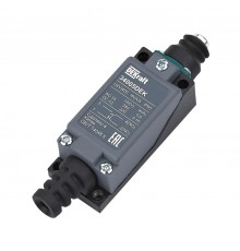 Концевой вык. метал. 1НО1НЗ Кнопочный плунжер  34005DEK  DEKraft