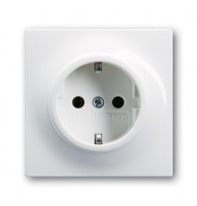 Розетка SCHUKO 16А 250В, серия impuls, цвет альпийский белый  2011-0-3790   2CKA002011A3790  ABB